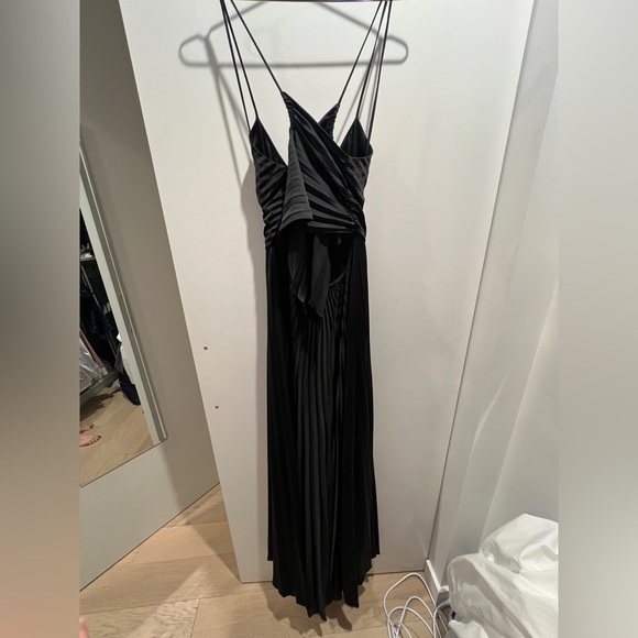 A.L.C Aries Satin Pleated Dress size 2 - Picture 4 of 5